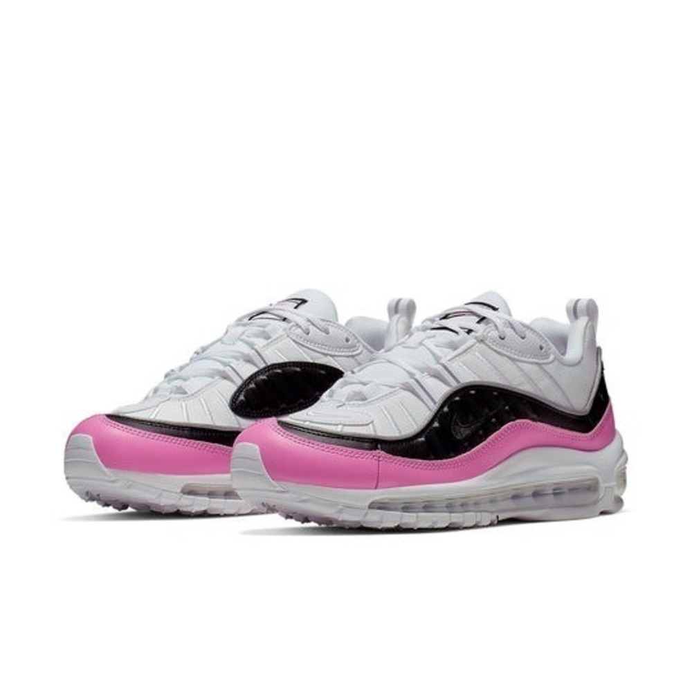WOMEN'S SIZE 8 Nike Air Max 98 SE China Rose & Black Running Shoes AT6640-100